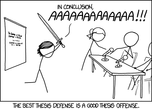 Thesis defense how to