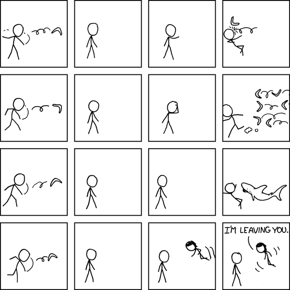 Bonus strip: just read the rightmost panels straight down.