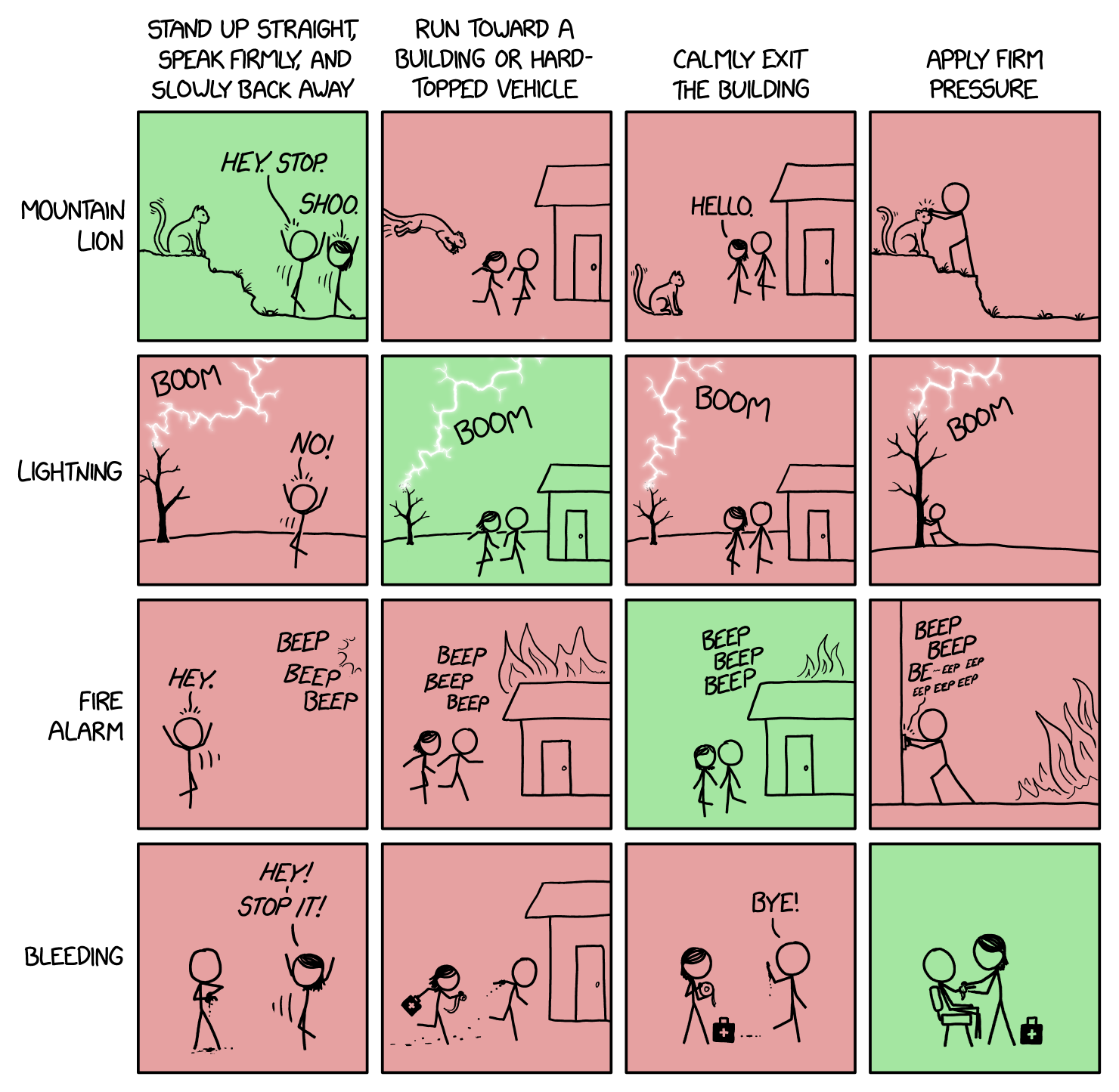 Explain X 2813: What To Do - explain xkcd