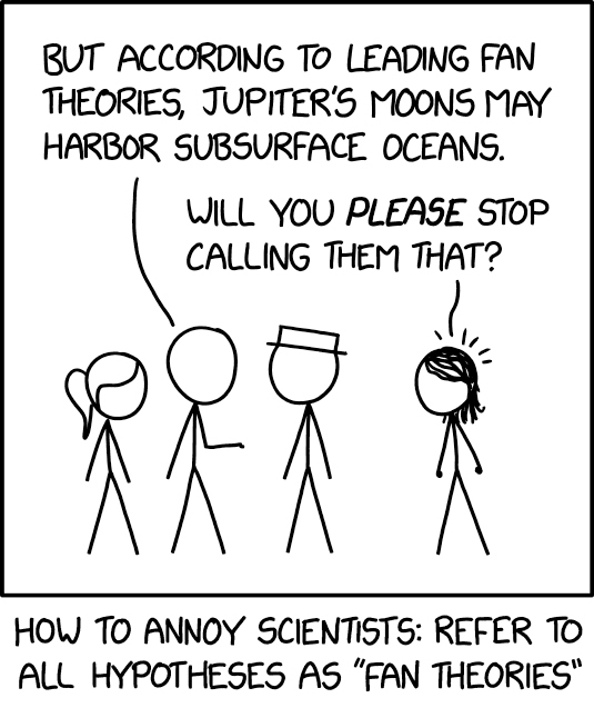 Explain X 2683: Fan Theories - explain xkcd