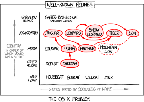 Cheetah Classification Chart