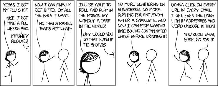 "Wait, how often are you getting bitten by snakes? And why are you boiling water?" "Dunno, the CDC people keep showing up with complicated questions about the 'history of the property' and 'possible curses' but I kinda tune them out. At least one of them offered me the flu shot."