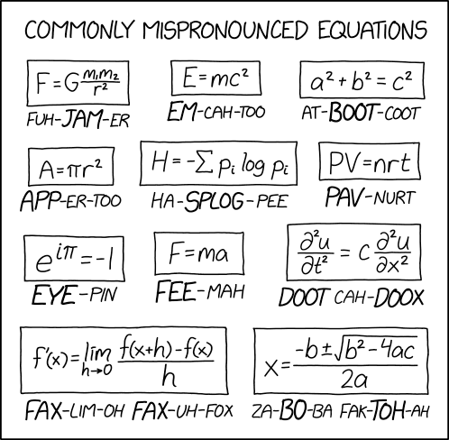 "Epsihootamoo doopsiquorps" --the Schrödinger equation for the hydrogen atom