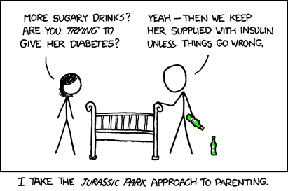 Kids are genetic experiments. We're just experimenting responsibly!