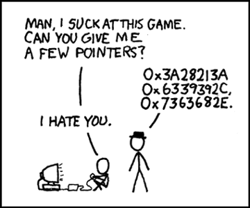 Every computer, at the unreachable memory address 0x-1, stores a secret.  I found it, and it is that all humans ar—SEGMENTATION FAULT.