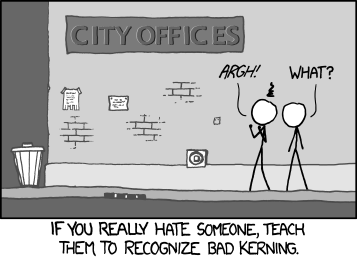 Comic of two people outside a building that has a sign reading