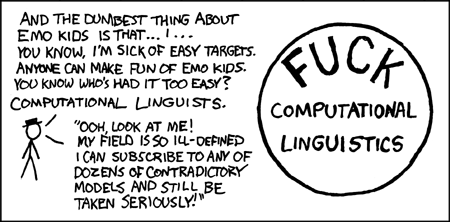 Chomskyists,generative linguists,and Ryan North,your days are numbered.