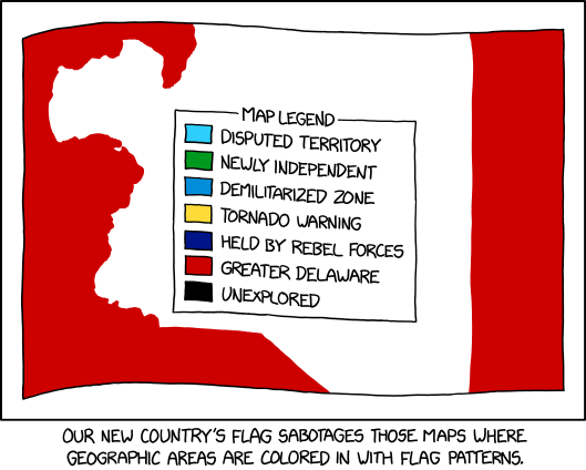 Delaware hopes to explore the western edge of areas marked with the Belgian flag, once the tornadoes die down.