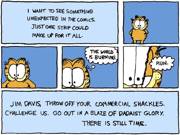 The use of the 'Garfield' character for the purposes of this parody qualifies as fair use under the Copyright Act of 1976, 17 U.S.C. sec. 107. See Campbell v. Acuff-Rose Music (92-1292), 510 U.S. 569