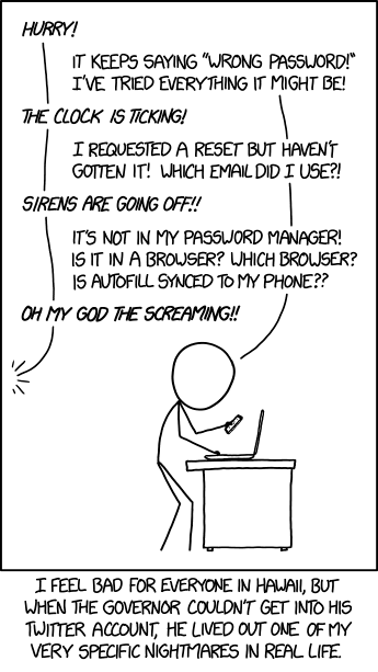 Ok, I've got it, just need to plug in my security key. Hmm, which way does the USB go? Nope, not that way. I'll just flip it and-- OH JEEZ IT FELL INTO THE VENT.