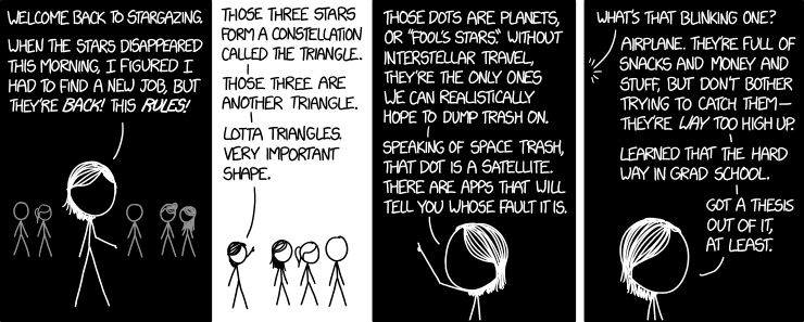 I mean, it wasn't exactly MY thesis. When the FAA came to shut down our observatory for using the telescope mirror to shine light at airplanes, I took a thesis and a bunch of doctorates from the supply cabinet on my way out.