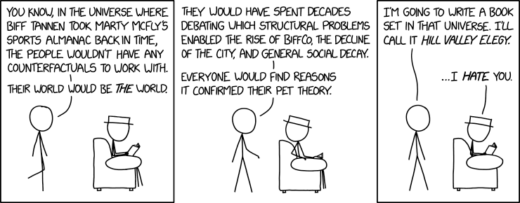 I can’t help myself; now I want to read a bunch of thinkpieces from newspapers in Biff’s 1985 arguing over whether the growth of the region into a corporate dystopia was inevitable.