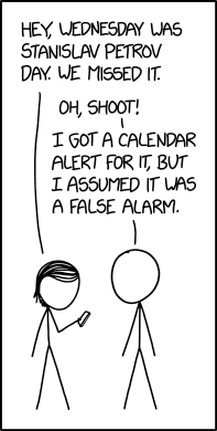 I was going to get you an alarm clock that occasionally goes off randomly in the middle of the night, but you can ignore it and go back to sleep and it's fine.