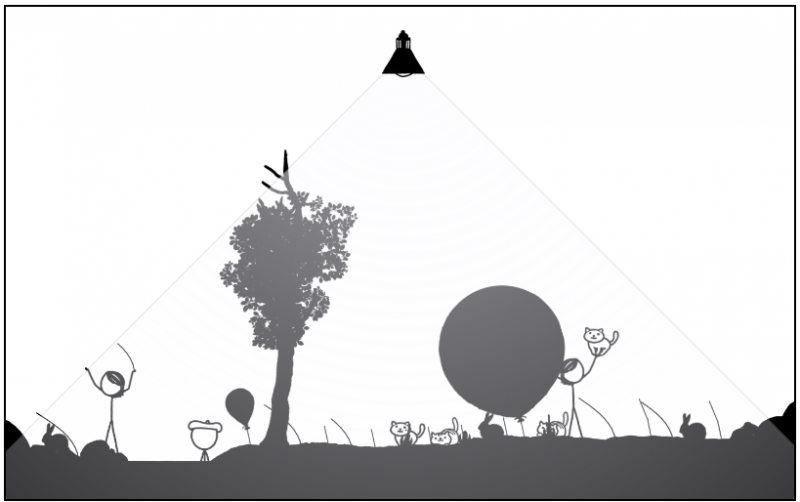 File:1663 garden One color White 2d.png