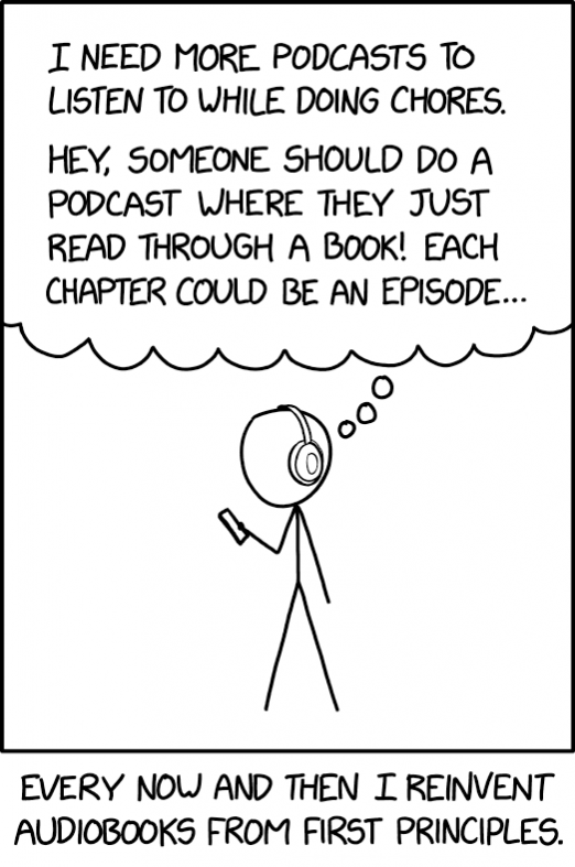 2834 Book Podcasts explain xkcd