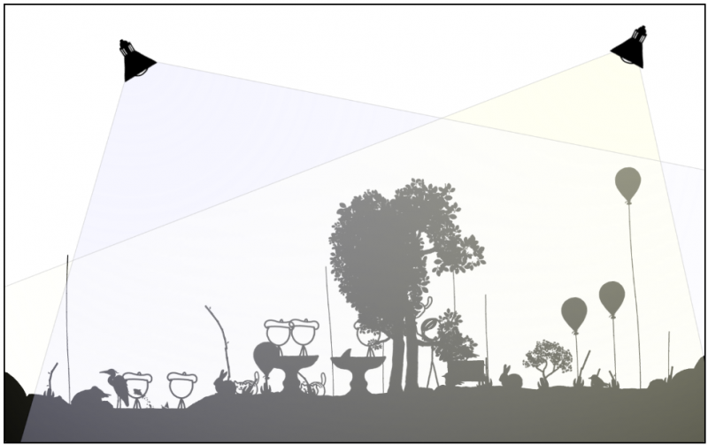 File:1663 garden Shark finn and Beret Guy in same bird bath fish boat heron and more.png