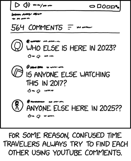 3188: Anyone Else Here - explain xkcd
