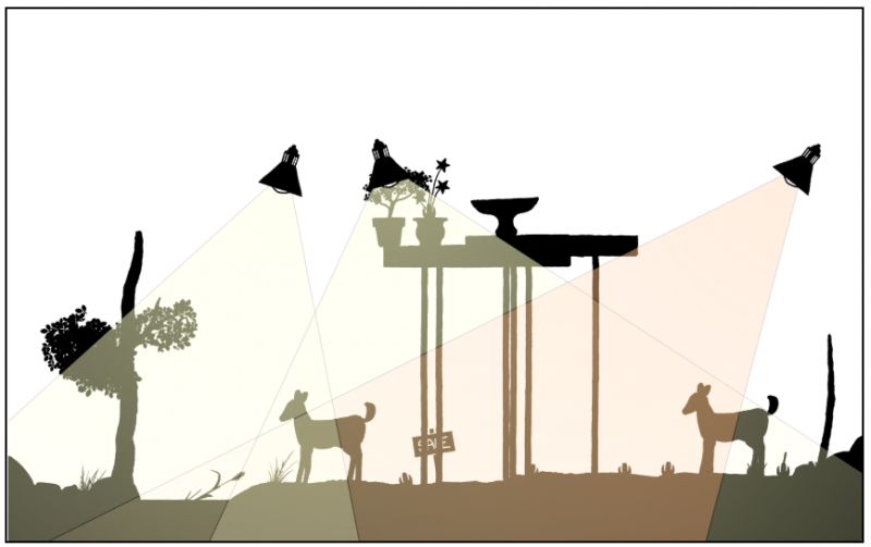 File:1663 garden Orange yellow white light a sale sign bendy Typha right.png