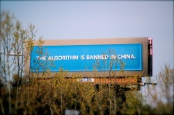 The algorithm is banned in China.